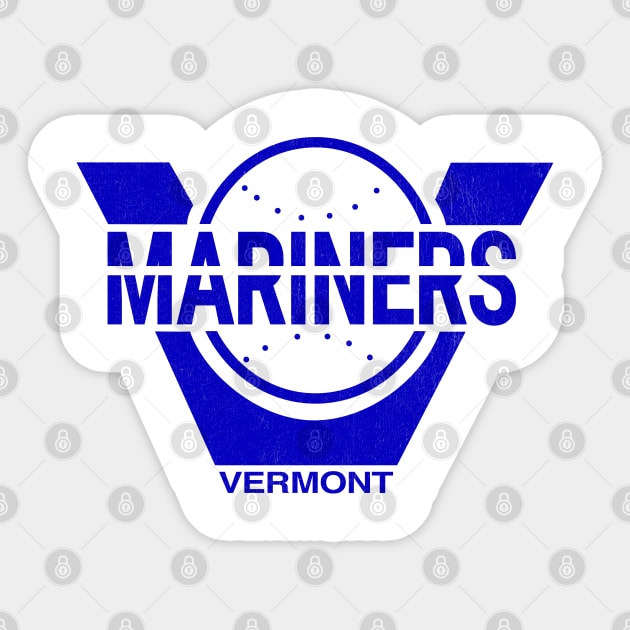 Defunct Vermont Mariners Baseball 1988 Sticker by LocalZonly